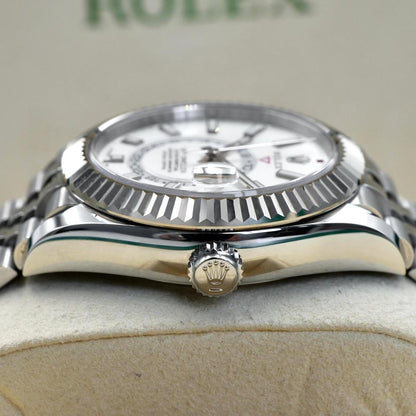 Rolex Sky-Dweller White Dial Jubilee Bracelet 326934 Full Set 2022