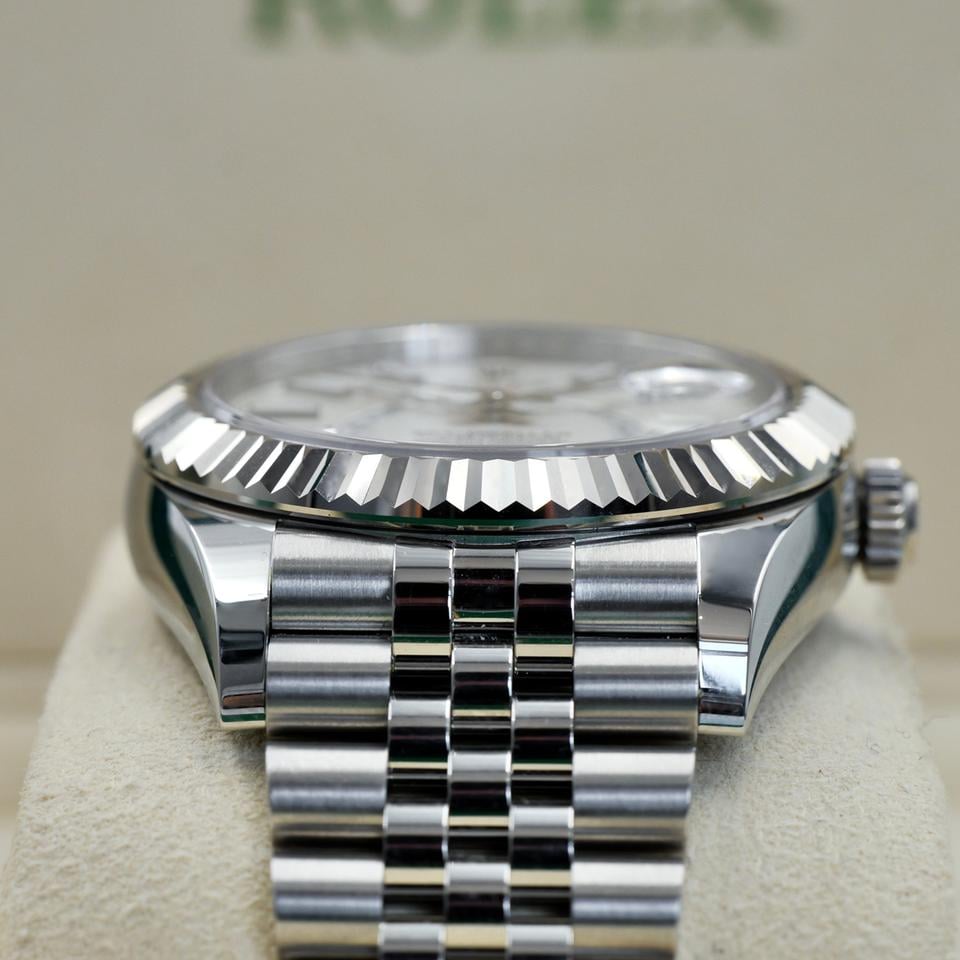 Rolex Sky-Dweller White Dial Jubilee Bracelet 326934 Full Set 2022
