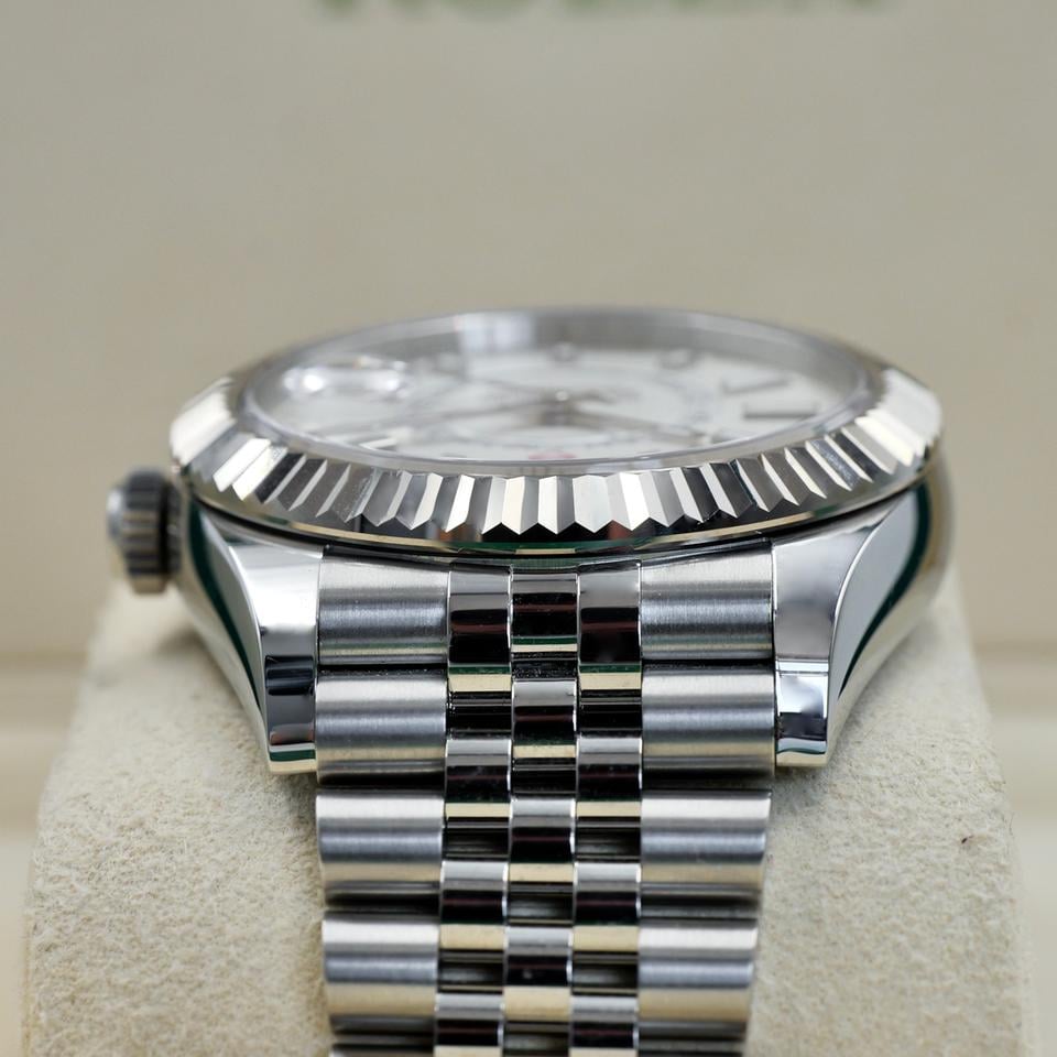 Rolex Sky-Dweller White Dial Jubilee Bracelet 326934 Full Set 2022