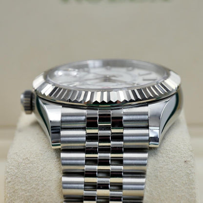 Rolex Sky-Dweller White Dial Jubilee Bracelet 326934 Full Set 2022