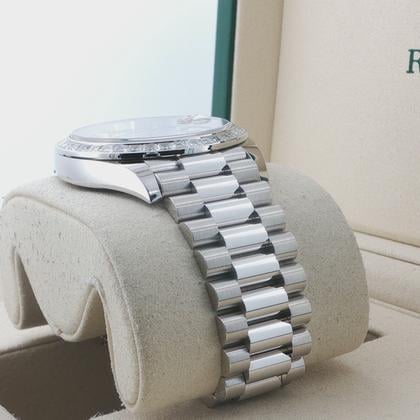 Rolex Day-Date 40 228396TBR Ice Blue Baguette Dial