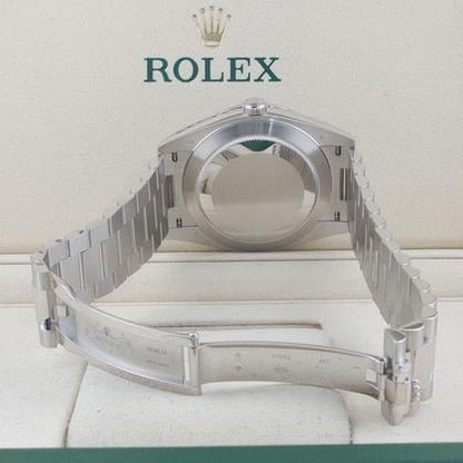Rolex Day-Date 40 228396TBR Ice Blue Baguette Dial