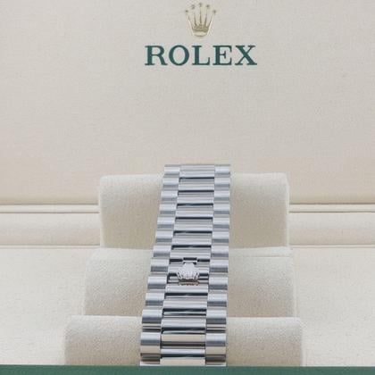 Rolex Day-Date 40 228396TBR Ice Blue Baguette Dial