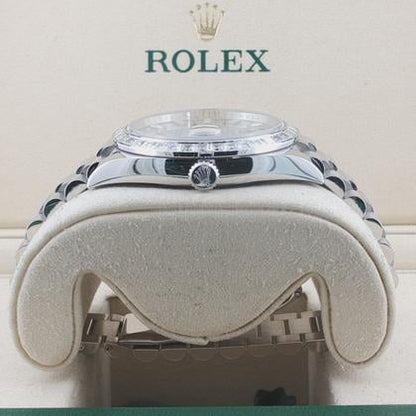 Rolex Day-Date 40 228396TBR Ice Blue Baguette Dial