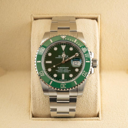 Rolex Submariner Date Hulk 116610LV Green Dial