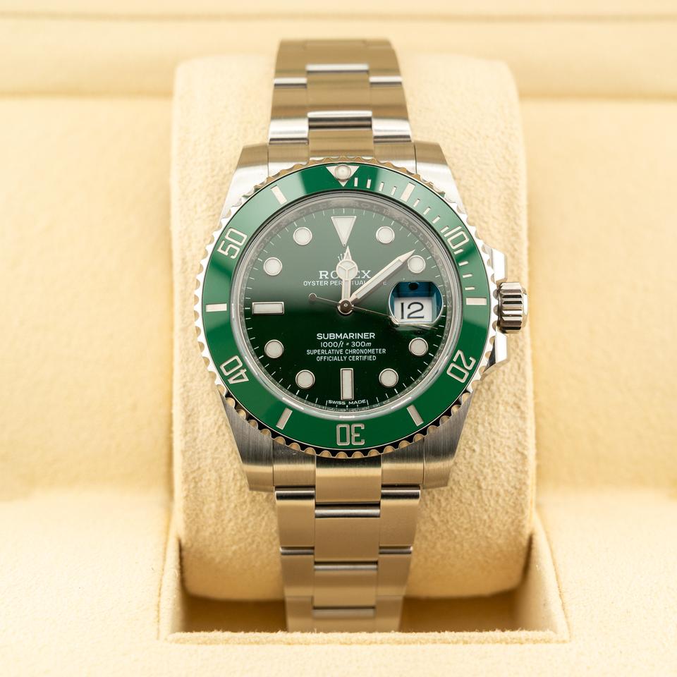 Rolex Submariner Date Hulk 116610LV Green Dial