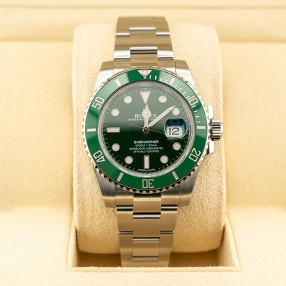 Rolex Submariner Date Hulk 116610LV Green Dial