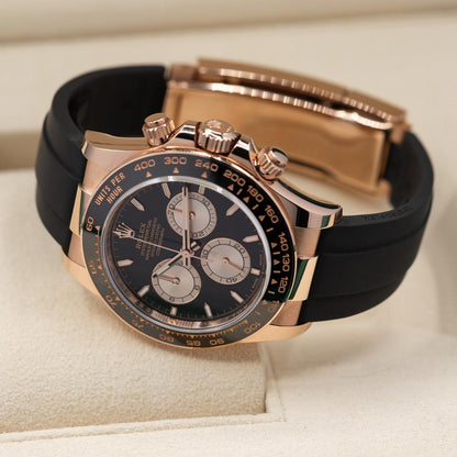 Rolex Daytona 126515LN Rose Gold Black Dial