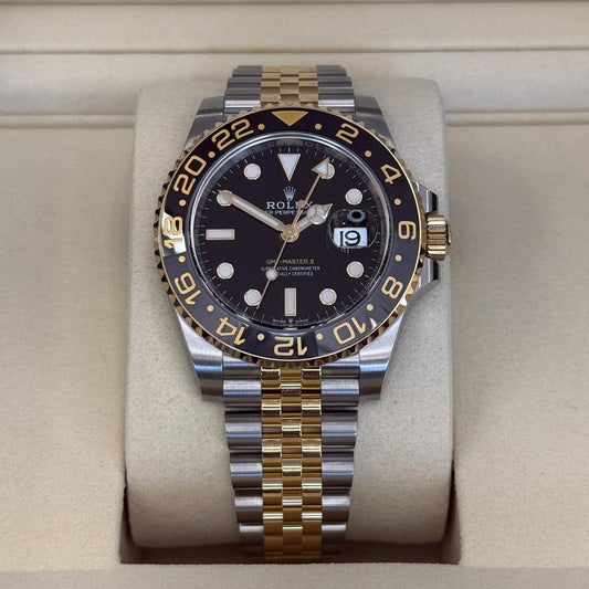 Rolex GMT-Master II 40mm Black Dial Two Tone Jubilee 126713GRNR 2026 Full Set