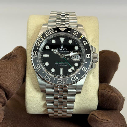 Rolex GMT-Master II 40mm Black Dial Jubilee 126710GRNR 2024 Full Set