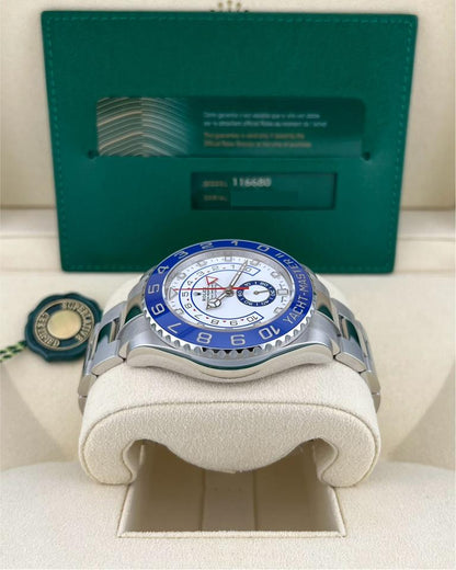 Rolex Yacht-Master II 44mm White Dial Steel 116680 2020 Full Set