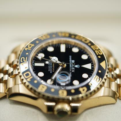 Rolex GMT-Master II Zombie Black Dial Yellow Gold Jubilee 126718GRNR 2025 Full Set