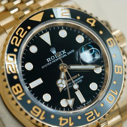 Rolex GMT-Master II Zombie Black Dial Yellow Gold Jubilee 126718GRNR 2025 Full Set