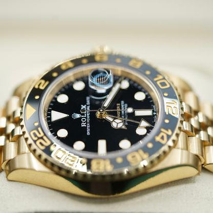 Rolex GMT-Master II Zombie Black Dial Yellow Gold Jubilee 126718GRNR 2025 Full Set