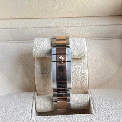 Rolex Yacht-Master II 44mm Two Tone Gold Steel White Dial 116681 2017