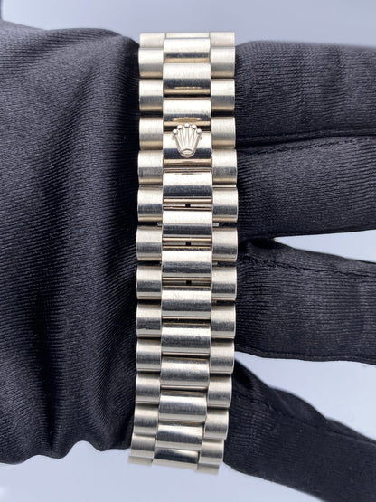 Rolex Day-Date 36 Black Dial White Gold 18239 1991