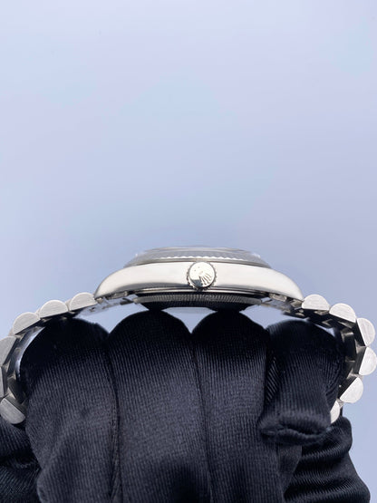 Rolex Day-Date 36 Black Dial White Gold 18239 1991