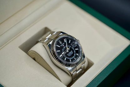Rolex Sky-Dweller Black Dial Oyster Bracelet 326934 Full Set 2019