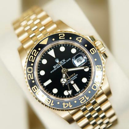 Rolex GMT-Master II Zombie Black Dial Yellow Gold Jubilee 126718GRNR 2025 Full Set