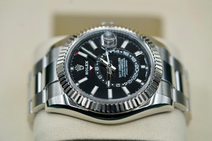 Rolex Sky-Dweller Black Dial Oyster Bracelet 326934 Full Set 2019